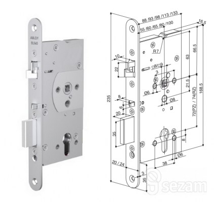 Samozamykací zámek ABLOY EL160