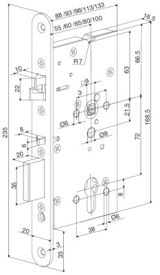 Samozamykací zámek ABLOY EL160